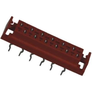 TE Connectivity Micro-MaTch Series Straight Through Hole Female-On-Board PCB Socket, 16-Contact 2 Row 2.54 mm 1-338068-6