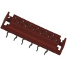 TE Connectivity Micro-MaTch Series Straight Through Hole Female-On-Board PCB Socket, 16-Contact 2 Row 2.54 mm 1-338068-6