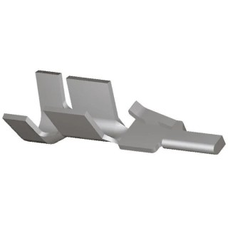 TE Connectivity Micro-MaTch Series Male Crimp Terminal, 1.5A Current, 24 AWG Min Crimp, 20 AWG Max, Tin Plated 1-338097-1