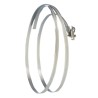 Jubilee Stainless Steel Hose & Jubilee Quick Release Strap 7mm Width 50mm - 355mm ID Slotted Screw FLS355SS