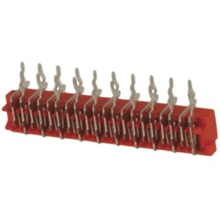 TE Connectivity Micro-MaTch Series Through Hole PCB Socket, 10-Contact, 2 Row, 2.54 mm Pitch, 1.5A, 230V 1-215460-0