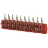 TE Connectivity Micro-MaTch Series Through Hole PCB Socket, 10-Contact, 2 Row, 2.54 mm Pitch, 1.5A, 230V 1-215460-0