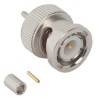 Amphenol RF BNC Series Coaxial Connector Cable Male BNC, 50 Ω, Straight Body Crimp 112516