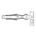 TE Connectivity Low Power Drawer Series Hermaphroditic Crimp Terminal, 2A Current, Gold Plating, 24 AWG Min Crimp 170311-1