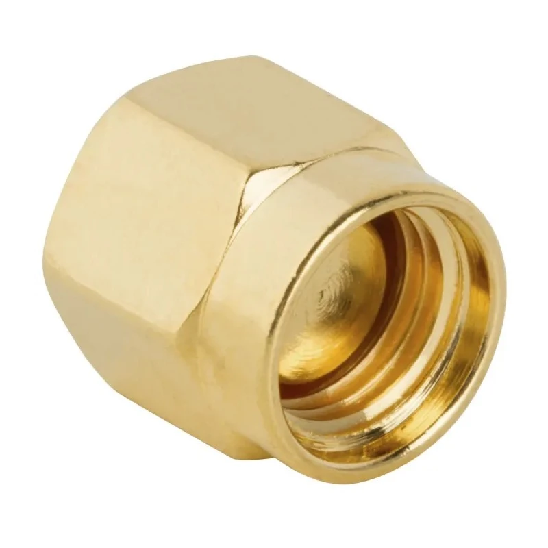 Amphenol RF RF Connector Dust Cap Female Brass Gold Finish Coaxial Connector 202112