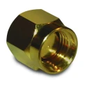 Amphenol RF RF Connector Dust Cap Female Brass Gold Finish Coaxial Connector 202112