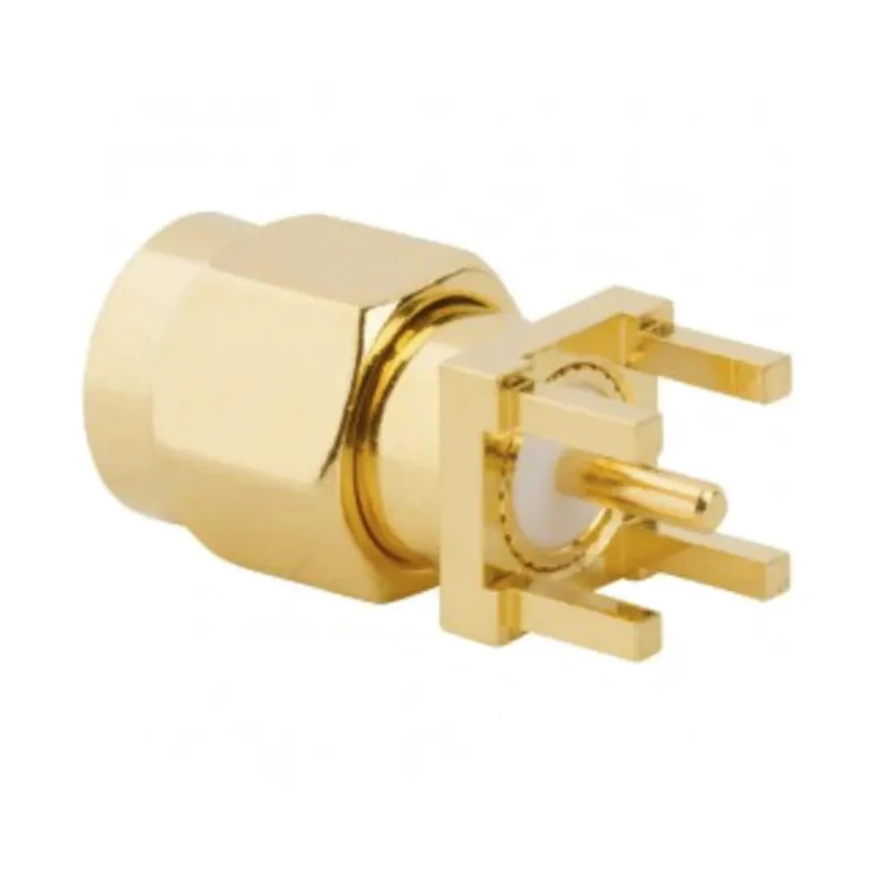 Amphenol RF SMA Series Coaxial Connector PCB Male SMA 50 Ω Straight Body Solder 901-9895-RFX