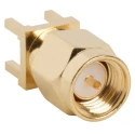 Amphenol RF SMA Series Coaxial Connector PCB Male SMA 50 Ω Straight Body Solder 901-9895-RFX