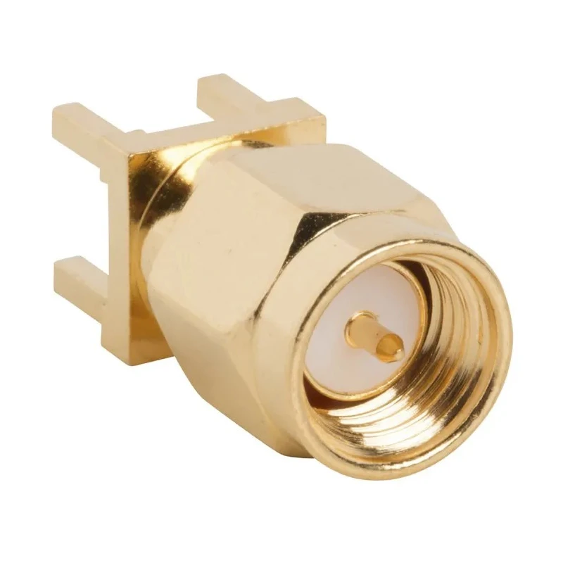 Amphenol RF SMA Series Coaxial Connector PCB Male SMA 50 Ω Straight Body Solder 901-9895-RFX