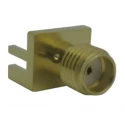 Amphenol RF SMA Series Coaxial Connector Edge Female SMA 50 Ω Straight Body Solder 132357-11