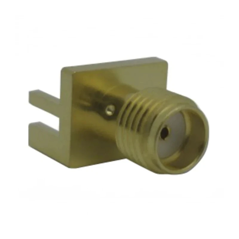 Amphenol RF SMA Series Coaxial Connector Edge Female SMA 50 Ω Straight Body Solder 132357-11