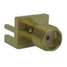 Amphenol RF SMA Series Coaxial Connector Edge Female SMA 50 Ω Straight Body Solder 132357-11
