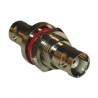 Amphenol RF BNC Series Coaxial Connector Bulkhead Mount Female BNC 50 Ω Straight Body Crimp 112433