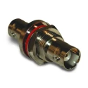 Amphenol RF BNC Series Coaxial Connector Bulkhead Mount Female BNC 50 Ω Straight Body Crimp 112433