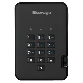 iStorage 500 GB External Hard Drive AES-256 Encrypted USB 3.1 diskAshur2 