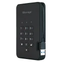 iStorage 500 GB External Hard Drive AES-256 Encrypted USB 3.1 diskAshur2 