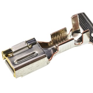 TE Connectivity Dynamic 5000 Series Female Crimp Terminal, 15A, Gold Plated Copper Alloy, 12 AWG to 10 AWG Wire 179956-2
