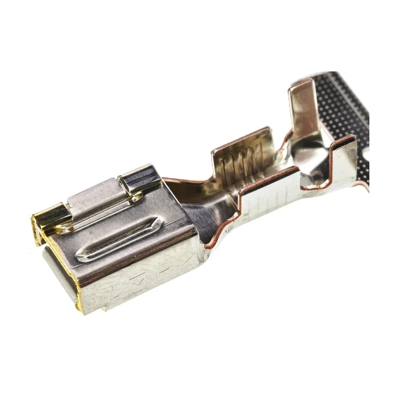TE Connectivity Dynamic 5000 Series Female Crimp Terminal, 15A, Gold Plated Copper Alloy, 12 AWG to 10 AWG Wire 179956-2