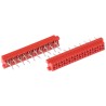 TE Connectivity Micro-MaTch Series 20-Contact 2 Row 2.54 mm Pitch Straight Through Hole PCB Socket 230V 1.5A 2-215079-0
