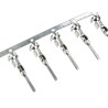 TE Connectivity MINI-MIC Series Male Crimp Terminal 21-20 AWG Tin-Plated Brass 6A Current 22.7mm Length 282404-1