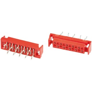 TE Connectivity Micro-MaTch Series Straight Through Hole PCB Socket, 6-Contact, 2 Row, 2.54 mm Pitch Solder 338068-6