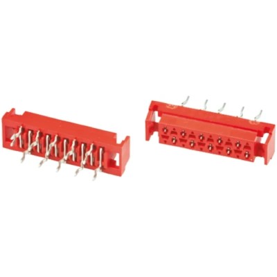 TE Connectivity Micro-MaTch Series Straight Through Hole PCB Socket, 6-Contact, 2 Row, 2.54 mm Pitch Solder 338068-6