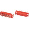 TE Connectivity Micro-MaTch Series Straight Through Hole PCB Socket, 6-Contact, 2 Row, 2.54 mm Pitch Solder 338068-6