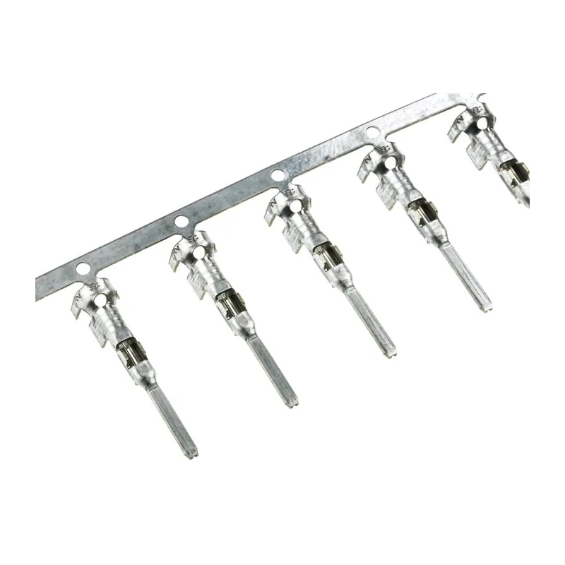 TE Connectivity MINI-MIC Series Male Crimp Terminal 6A, Tin-Plated Brass, 22.7mm Length, AWG 21-20 282404-1