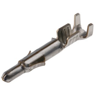 TE Connectivity Universal MATE-N-LOK Series Male Crimp Terminal 20 AWG Min Crimp 14 AWG Max 350218-1