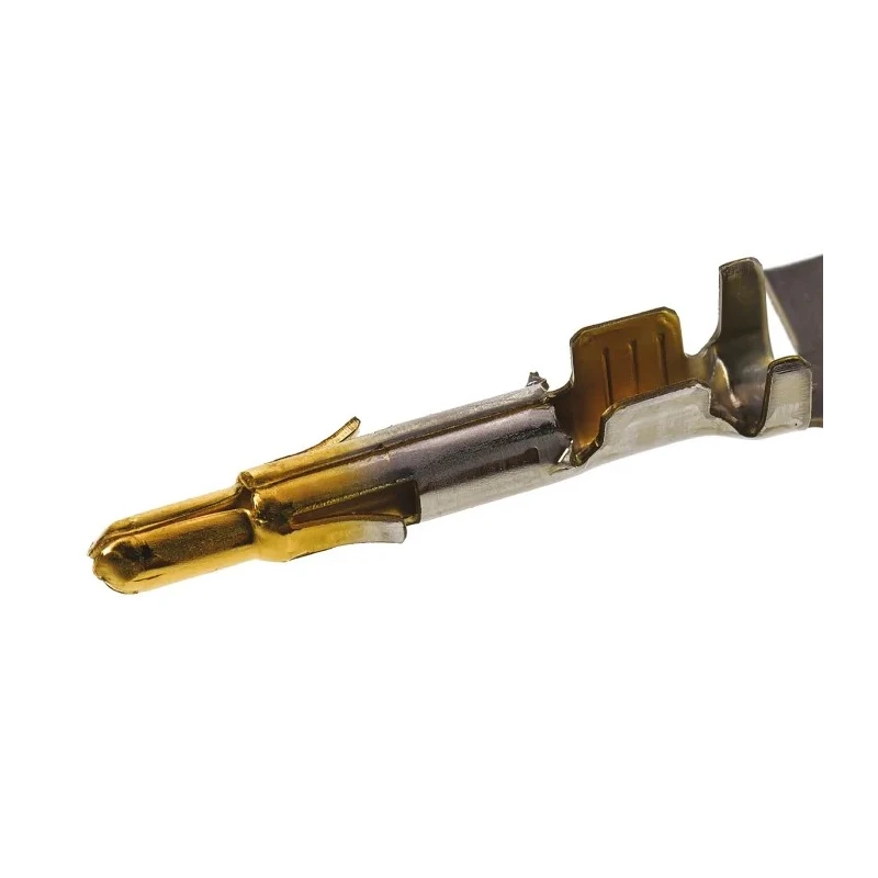 TE Connectivity Universal MATE-N-LOK Series Male Crimp Terminal 20 AWG Min, 14 AWG Max Current 19A 350218-2