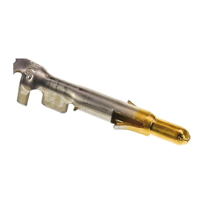 TE Connectivity Universal MATE-N-LOK Series Male Crimp Terminal 20 AWG Min, 14 AWG Max Current 19A 350218-2