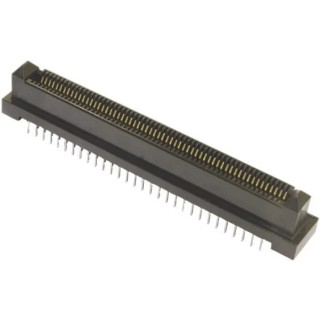 TE Connectivity 1FHP Series Straight Backplane Connector Male, Surface Mount, 64 Contacts, 1 mm Pitch, 2 Row 5120527-1