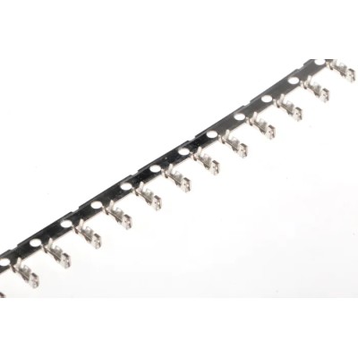 TE Connectivity AMP Mini CT Series Female Crimp Terminal 2A Current 28-24 AWG Phosphor Bronze Tin Plated Contact 353907-1