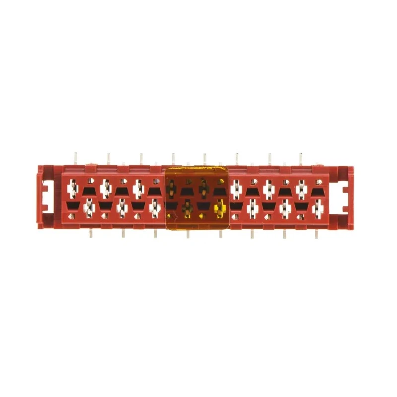 TE Connectivity Micro-MaTch Series Straight Surface PCB Socket 16-Contact 2 Row 2.54mm Pitch 230V 1.5A 8-338069-6