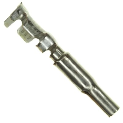 TE Connectivity Universal MATE-N-LOK Series Female Crimp Terminal 24 AWG Min, 18 AWG Max, Brass Contact, Tin Plating 926884-1