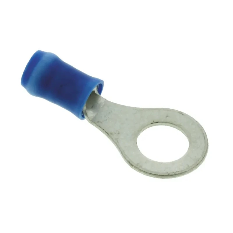 TE Connectivity PIDG Insulated Ring Terminal M6 Stud Size 16 AWG 14 AWG Wire Size Blue 31906