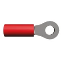 TE Connectivity PIDG Insulated Ring Terminal M3.5 Stud Size 22 AWG to 16 AWG Wire Size Red 36152