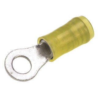 TE Connectivity PIDG Insulated Ring Terminal M5 Stud Size 12 AWG 10 AWG Wire Size Yellow 130167
