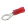 TE Connectivity PLASTI-GRIP Insulated Ring Terminal Red M5 Stud Size 22 AWG - 16 AWG 130014
