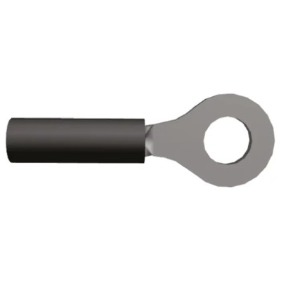 TE Connectivity PIDG Insulated Ring Terminal M3.5 Stud Size 24 AWG 22 AWG Wire Size Black 151439