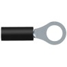 TE Connectivity PIDG Insulated Ring Terminal M4 Stud Size 22-24 AWG Wire Size Black 151440