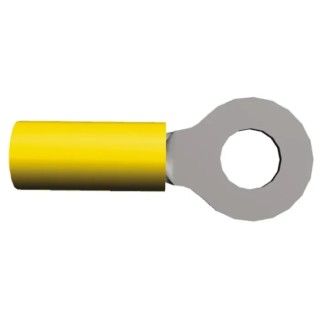 TE Connectivity PIDG Insulated Ring Terminal M6 Stud Size 12 AWG 10 AWG Yellow 165028