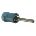 TE Connectivity PIDG Tin Crimp Pin Connector 16 AWG to 14 AWG 1.8 mm Pin Diameter Blue 165172
