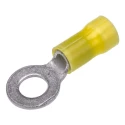 TE Connectivity PLASTI-GRIP Insulated Ring Terminal M6 Stud Size 12 AWG 10 AWG Wire Size Yellow 165035