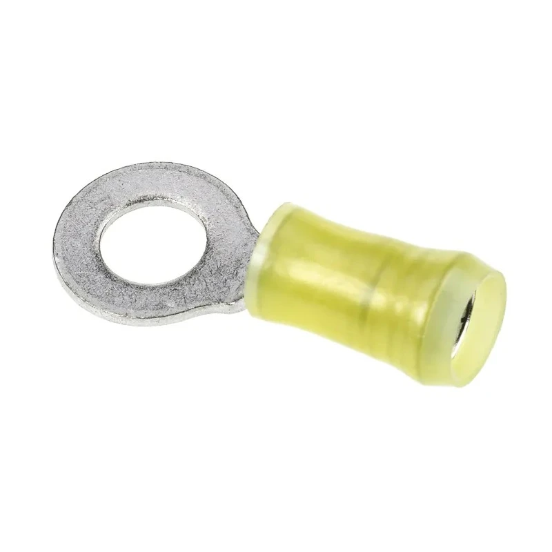 TE Connectivity PIDG Insulated Ring Terminal M6 Stud Size 12 AWG 10 AWG Wire Size Yellow 165034