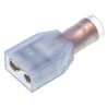 TE Connectivity PIDG FASTON .250 Blue Insulated Female Spade Connector Crimp 6.35 x 0.81 mm Tab Size 735159