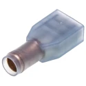 TE Connectivity PIDG FASTON .250 Blue Insulated Female Spade Connector Crimp 6.35 x 0.81 mm Tab Size 735159