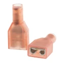 TE Connectivity PIDG FASTON .250 Red Insulated Female Spade Connector Crimp 6.35 x 0.81 mm Tab Size 735279