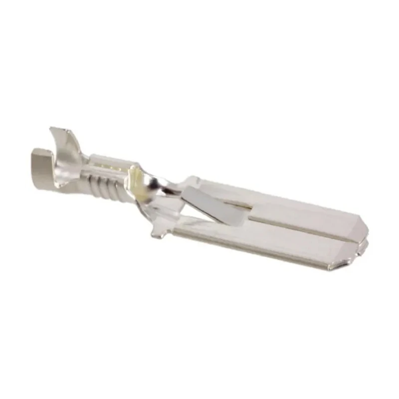 TE Connectivity FASTIN-FASTON .250 Silver Uninsulated Male Spade Connector Crimp 6.35 x 0.81 mm Tab Size 18 AWG to 160451-3