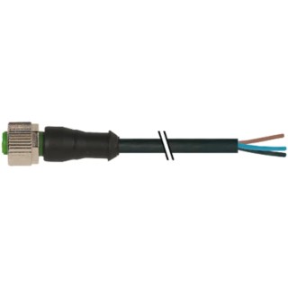 Murrelektronik Limited Female 4 Way M12 Straight to Unterminated Power Cable, 3 m 7000-P7221-P070300